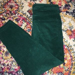 Forever 21+ Dark Green corduroy pants 💚